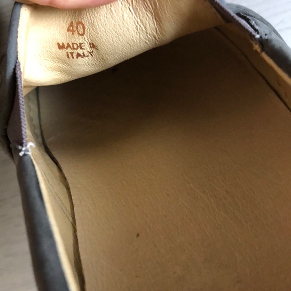 M. GEMI suede gray snickers size 40 - Picture 11 of 13